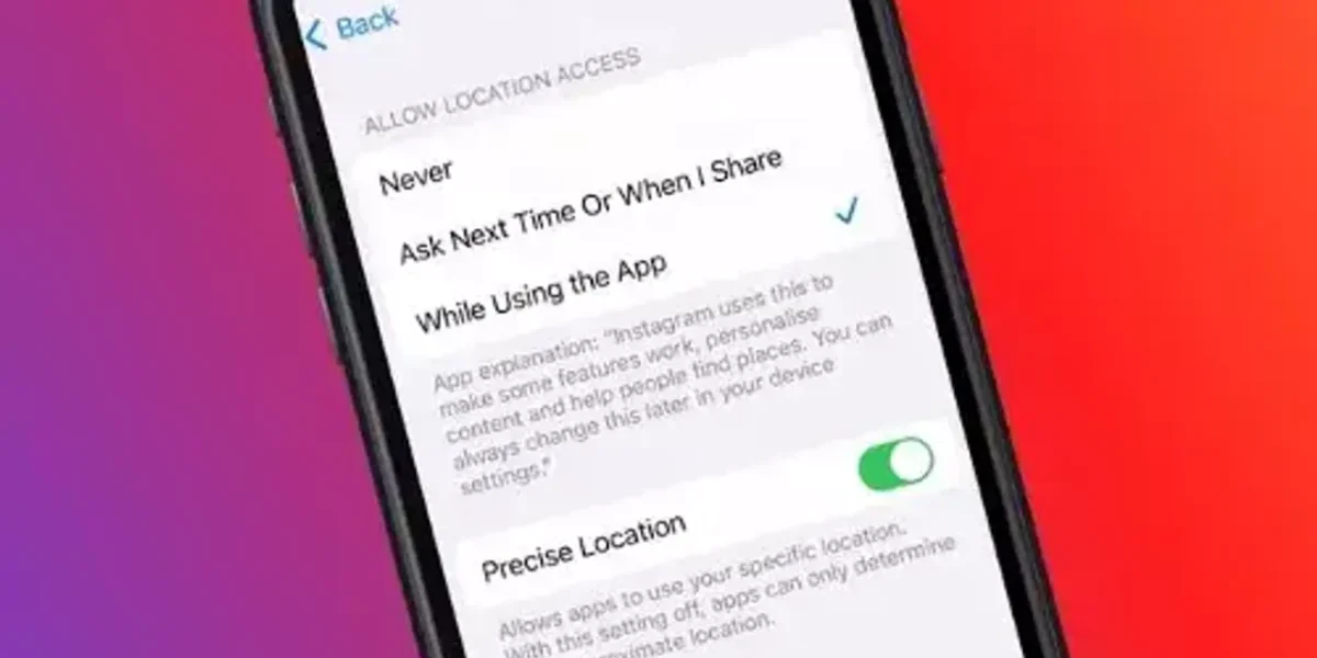 Instagram says precise location is never shared
