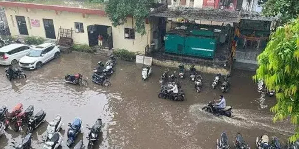 After 14mm of rain, western parts of Ahmedabad waterlogged
