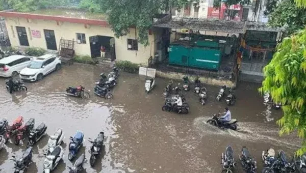 After 14mm of rain, western parts of Ahmedabad waterlogged