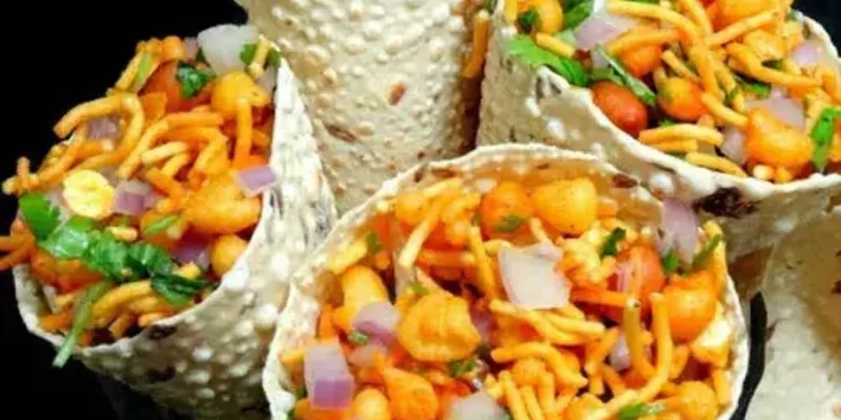 Papad Cone Chaat Recipe