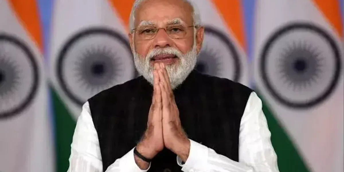 PM Modi inaugurates and lays foundation stone of various projects of Shrimad Rajchandra Mission in Valsad district of Gujarat