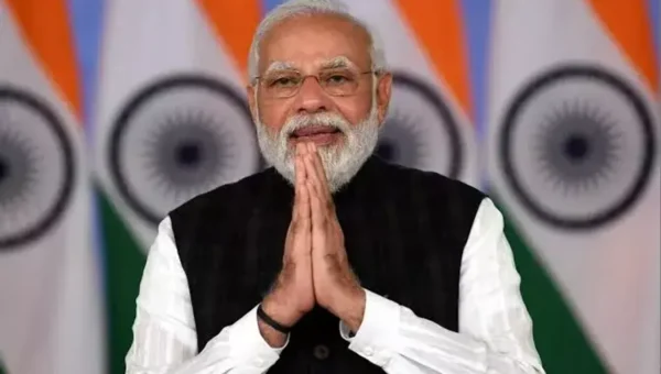 PM Modi inaugurates and lays foundation stone of various projects of Shrimad Rajchandra Mission in Valsad district of Gujarat