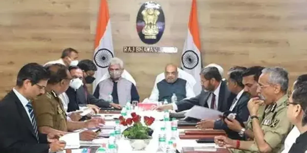 Home Minister Amit Shah reviews security in Jammu and Kashmir