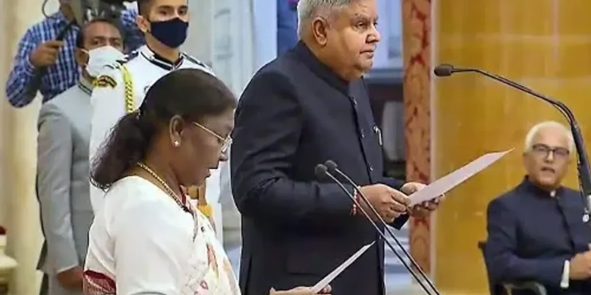 Jagdeep Dhankar sworn in as 14th Vice President of India