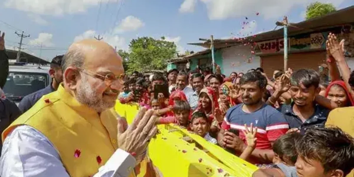 Gujarat: Amit Shah inaugurates Bhadaj flyover, primary health centre