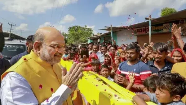 Gujarat: Amit Shah inaugurates Bhadaj flyover, primary health centre