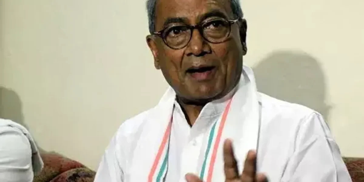 Digvijaya Singh out of Cong prez poll race