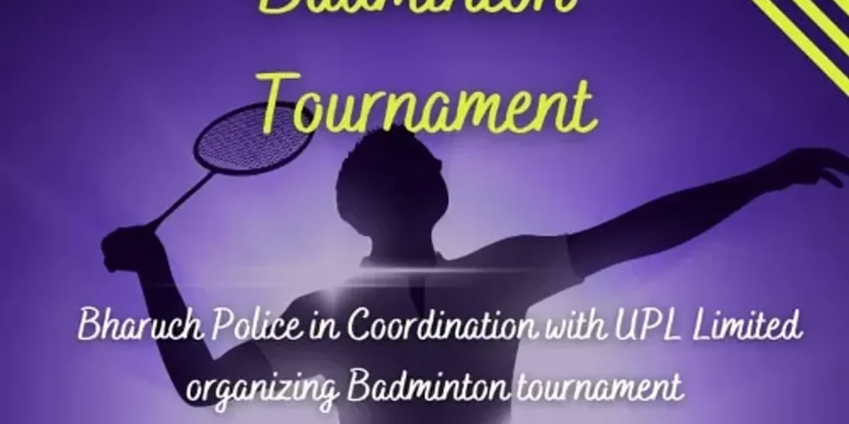 Register on this number to participate in Badminton competition that is to be organised jointly by Bharuch Police and UPL