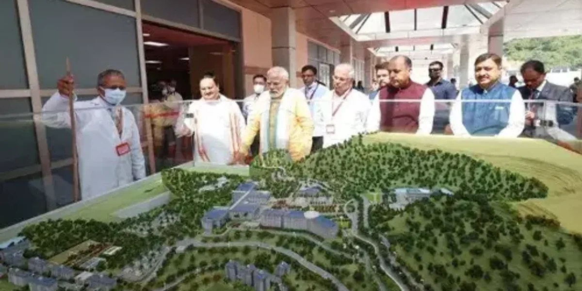 PM Modi inaugurates AIIMS in Bilaspur district, Himachal Pradesh