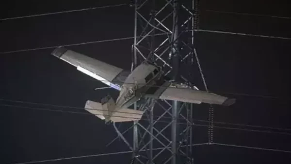Small plane crashes into power lines in Maryland, leads to blackout