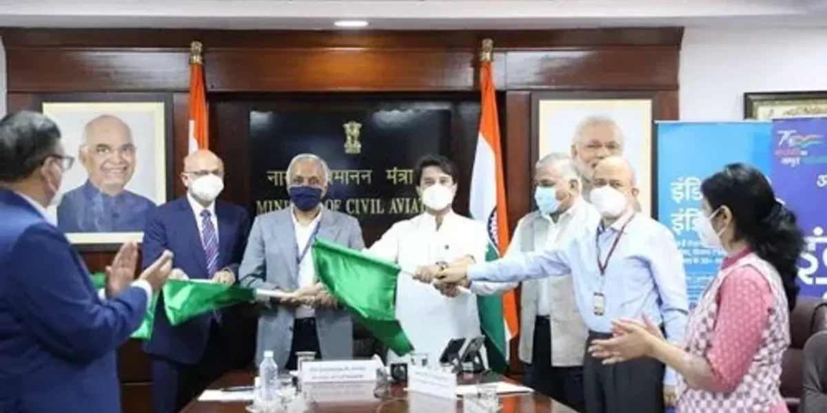 Union Minister Jyotiraditya Scindia inaugurates Mumbai-Gwalior direct flight services