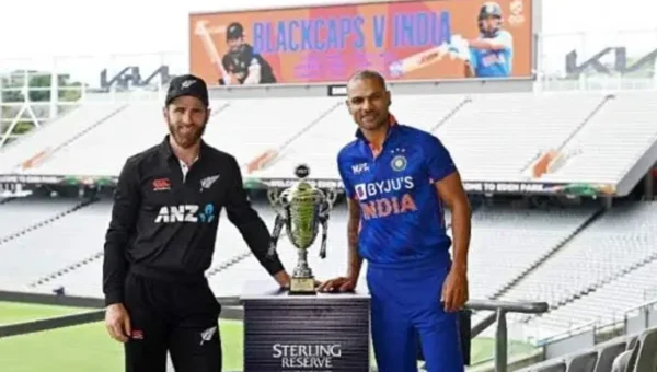 First ODI match underway between India and New Zealand at Auckland