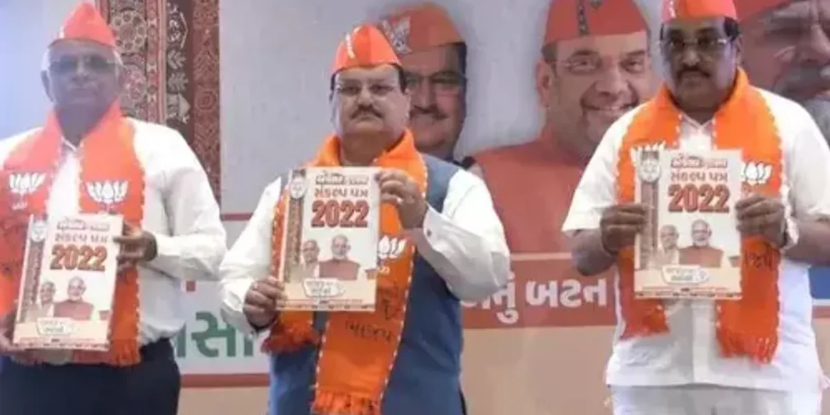 In Gujarat, BJP promises 20 lakh jobs, Uniform Civil Code implementation