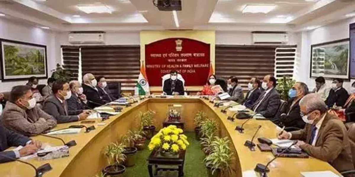 Minister for Health Mansukh Mandviya chairs meeting in New Delhi to review Covid-19 situation in country