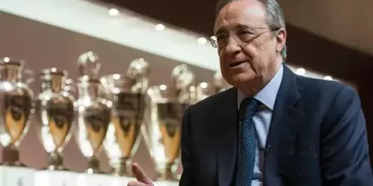 Real Madrid president Florentino Perez receives Golden Foot Prestige award in Monaco