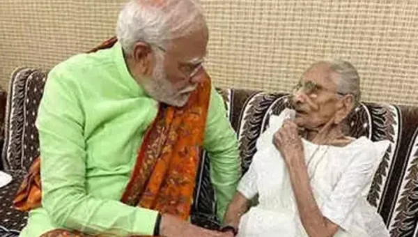 PM Narendra Modi’s mother hospitalised in Ahmedabad