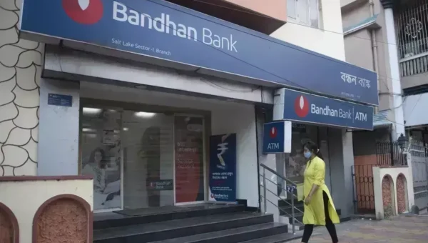Bandhan Bank shares surged over 5% on Monday’s trade