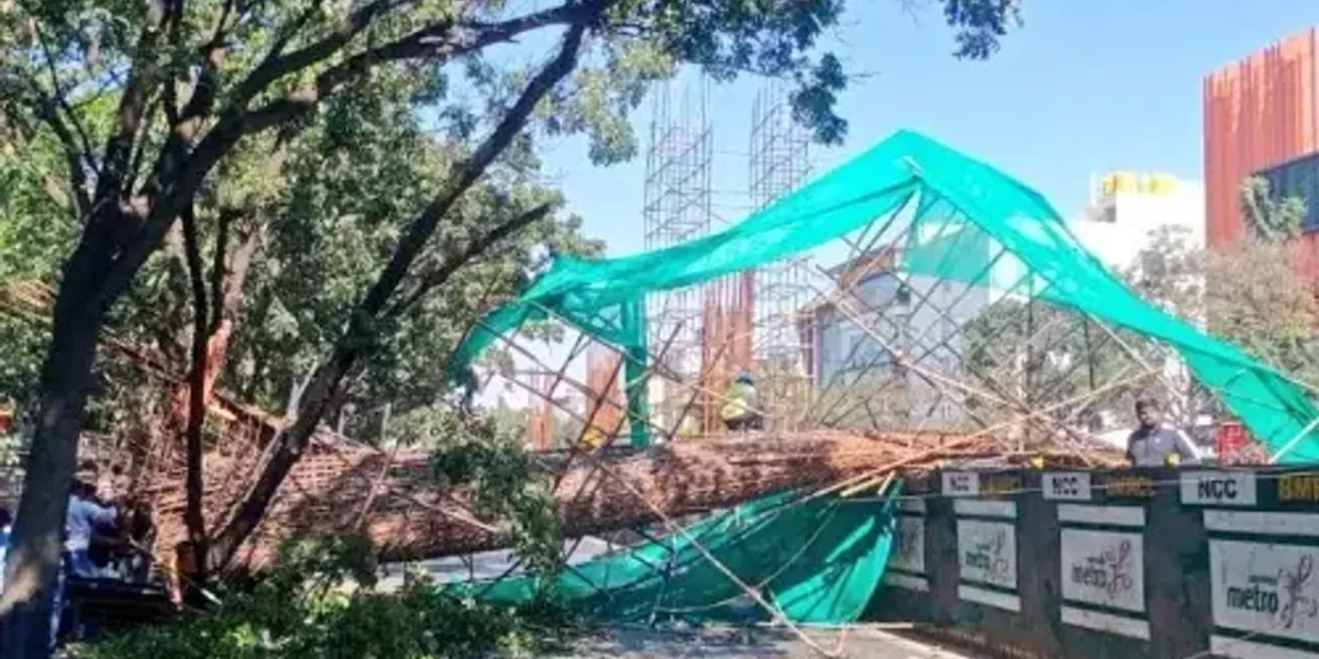 Bengaluru: Woman, 2-year-old son killed after metro pillar collapses on bike