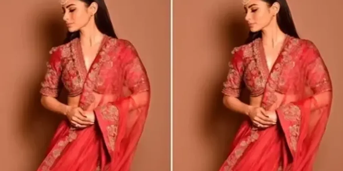 Mouni Roy’s red lehenga is bridesmaid fashion goals for bestie’s wedding