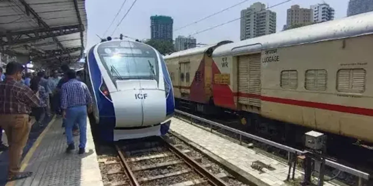 Vande Bharat Express : Indian Railways starts fencing on Mumbai-Ahmedabad route to avoid cattle accidents