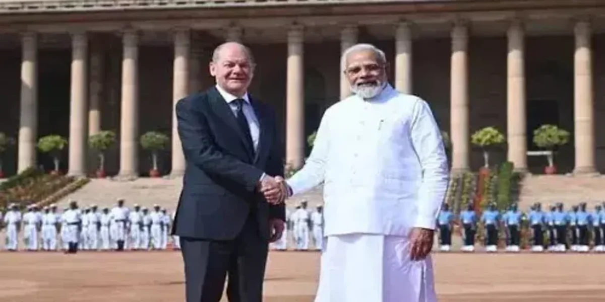 PM Modi & German Chancellor Olaf Scholz hold talks in New Delhi