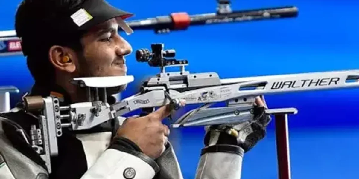 Aishwary Pratap Singh Tomar wins gold medal in men’s individual 50m rifle 3 positions competition at ISSF World Cup