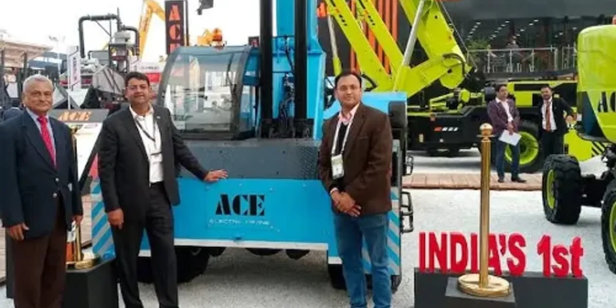 ACE launches India’s first electric crane with 180 tonnes lifting capacity