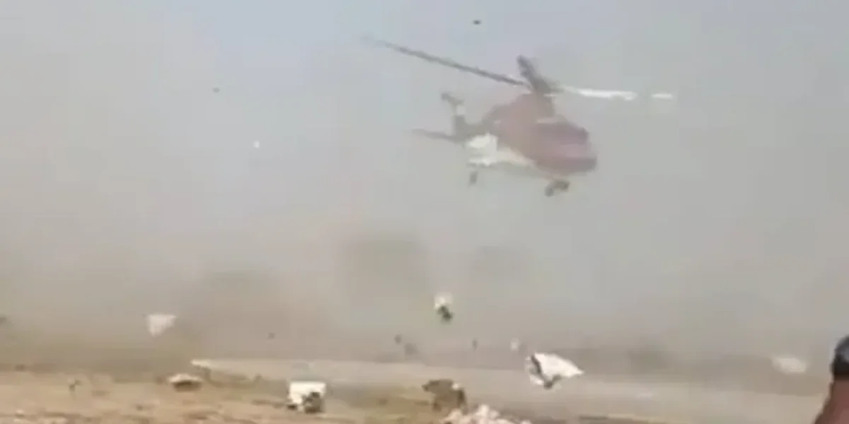 Helicopter carrying BS Yediyurappa forced to abort landing due to garbage on helipad