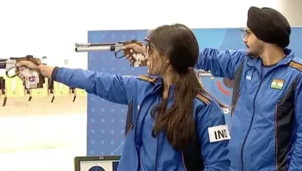 India’s Sarabjot Singh bags Gold medal in Men’s 10m air pistol event at ISSF World Cup Shooting Championship in Bhopal