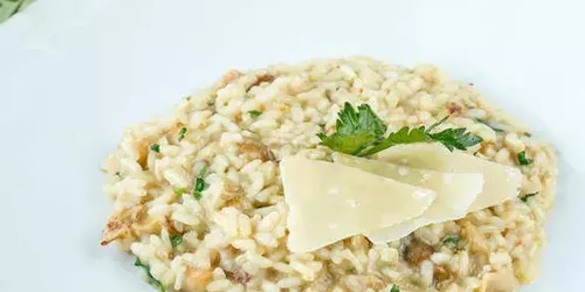 Mushroom Risotto with Cracked Wheat Recipe: It is a mouth-watering vegan recipe