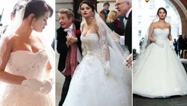 Selena Gomez looks stunning as a bride in fresh pics from Only Murders set