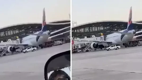 Heist attempt at Chile’s Santiago airport leaves Delta airline’s plane damaged with bullets
