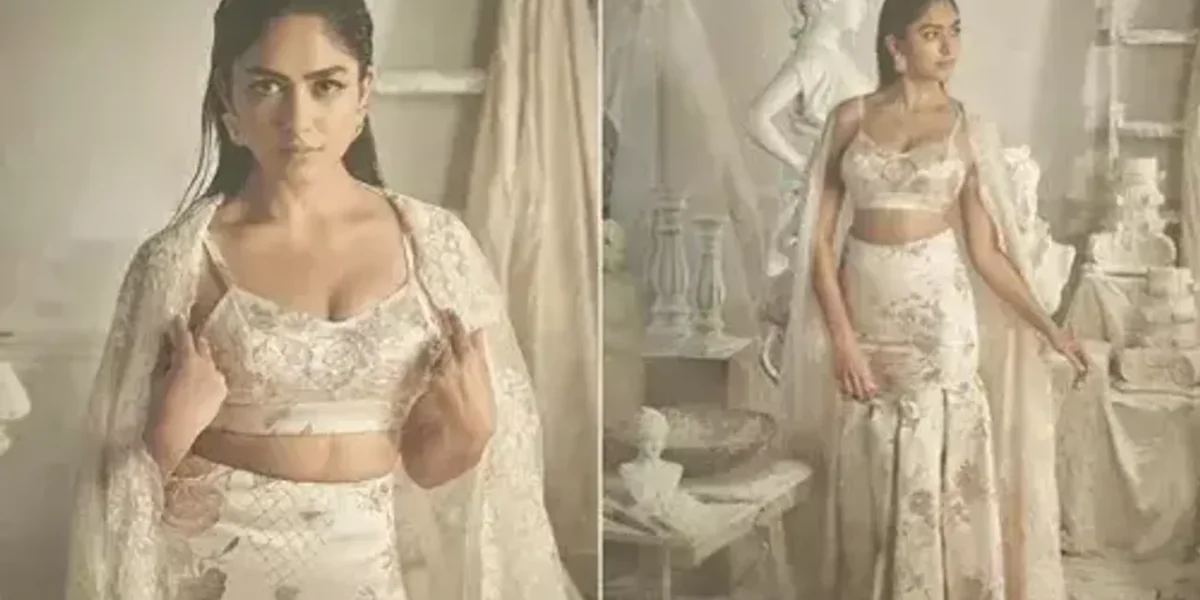 Mrunal Thakur in two beautiful lehengas serves the perfect wedding look