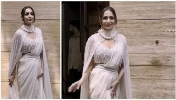Fans can’t get enough of Malaika Arora’s saree and cape look