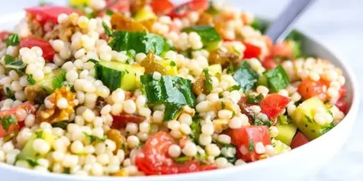 Cherry Tomato Couscous Salad Recipe: This is a super delicious dish that you can enjoy for breakfast, lunch or dinner