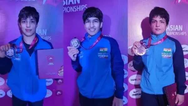 India’s Antim Pangal clinches silver at Asian Wrestling Championships in Astana, Kazakhstan