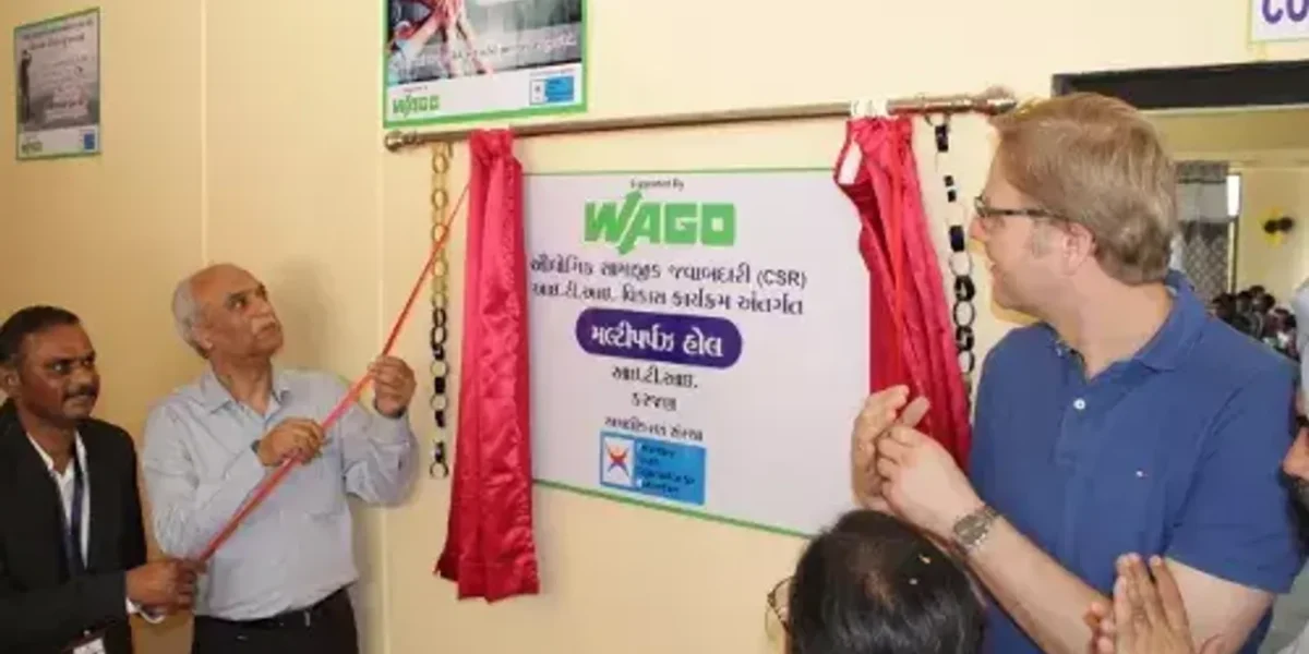 WAGO in association with VYOM, inaugurated the newly transformed Government ITI at Karjan