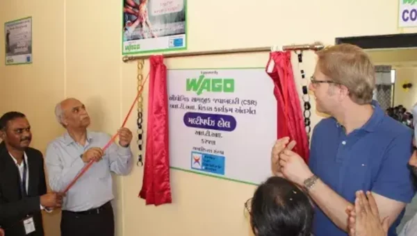 WAGO in association with VYOM, inaugurated the newly transformed Government ITI at Karjan