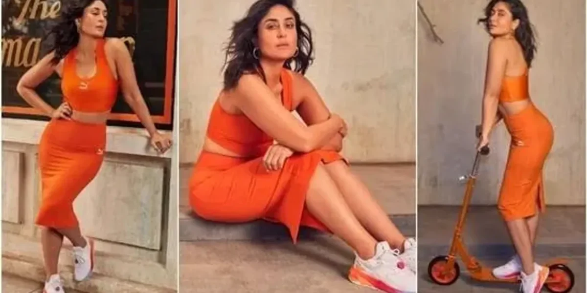 Kareena Kapoor puts glamorous twist on athleisure with tank top, bodycon skirt and white eyeliner