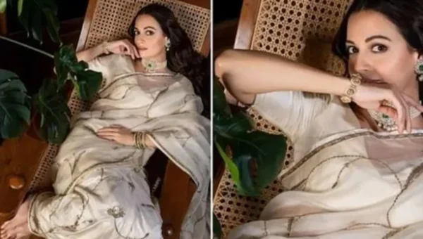 Dia Mirza’s white silk saree is all about sustainable fashion