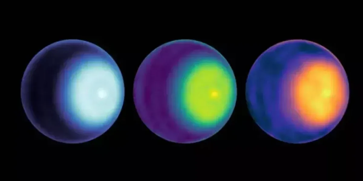 NASA observes a polar cyclone on Uranus for the first time