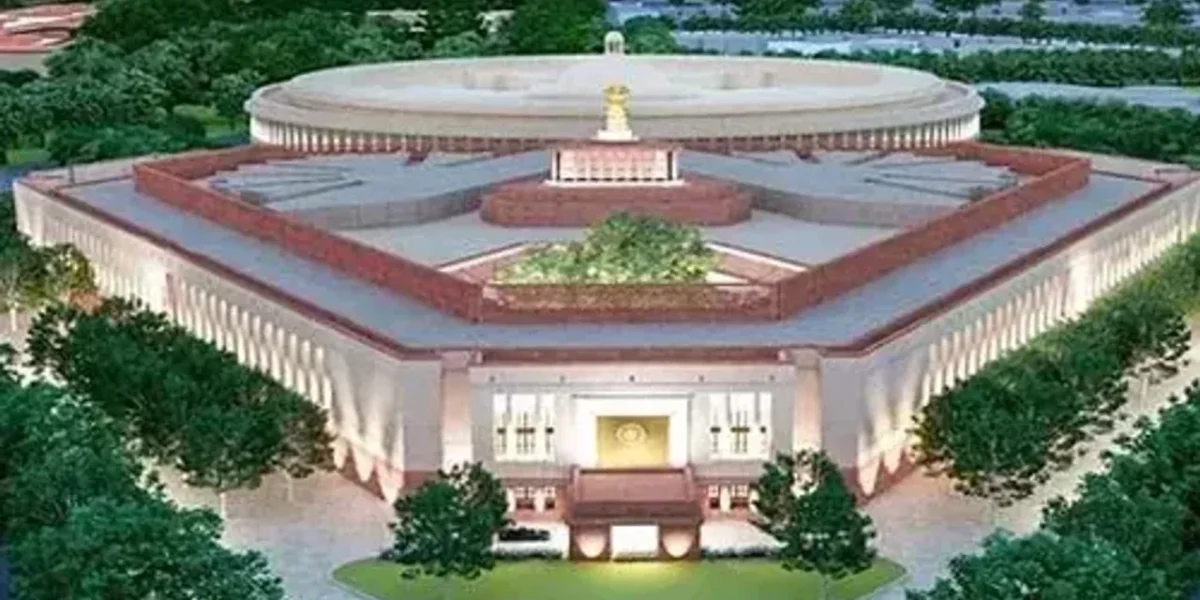 PM Modi dedicates newly constructed Parliament building to Nation
