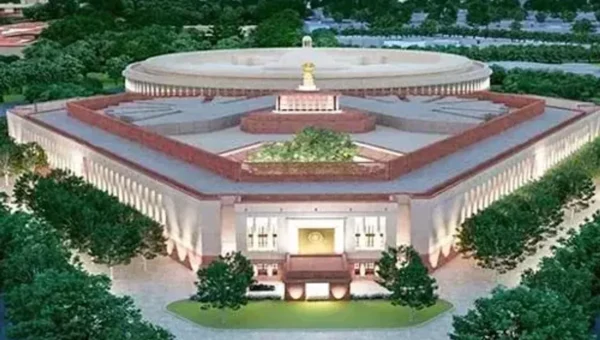 PM Modi dedicates newly constructed Parliament building to Nation