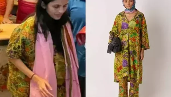Pregnant Shloka Mehta slays summer maternity fashion in Rs 40k co-ord set as she visits Siddhivinayak
