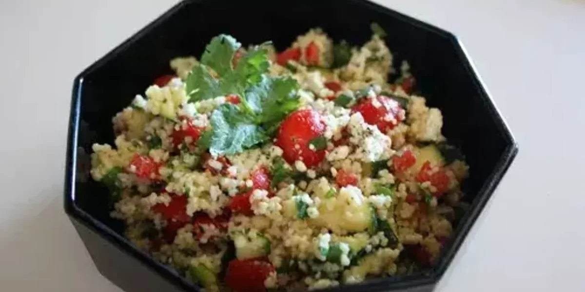 Cherry Tomato Couscous Salad Recipe: Try this recipe and enjoy the burst of flavours it offers. For all the weight watchers out there