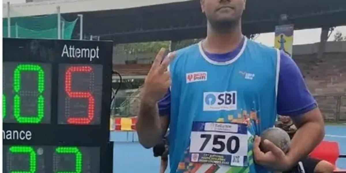 Siddharth Choudhary clinches gold in men’s shot put event of U-20 Asian Athletics Championships in South Korea