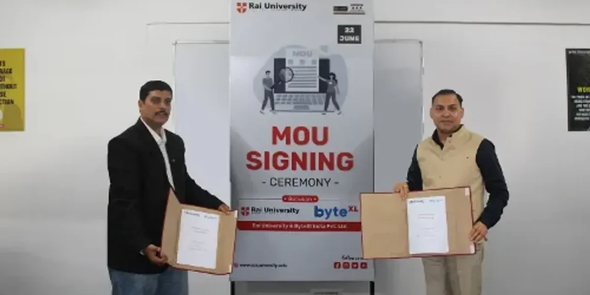byteXL signs MoU with the RAI University, strengthens commitment to producing high-skilled engineering talent from Gujarat