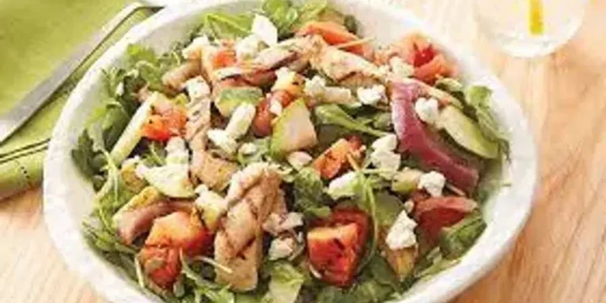 Chicken Salad Recipe: Here’s a perfect mix of taste and health! Treat your taste buds with a plateful of veggies, eggs and chicken drenched