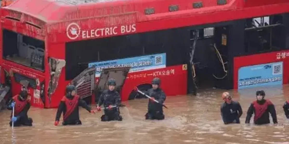 Nine bodies recovered from flooded underpass in South Korea