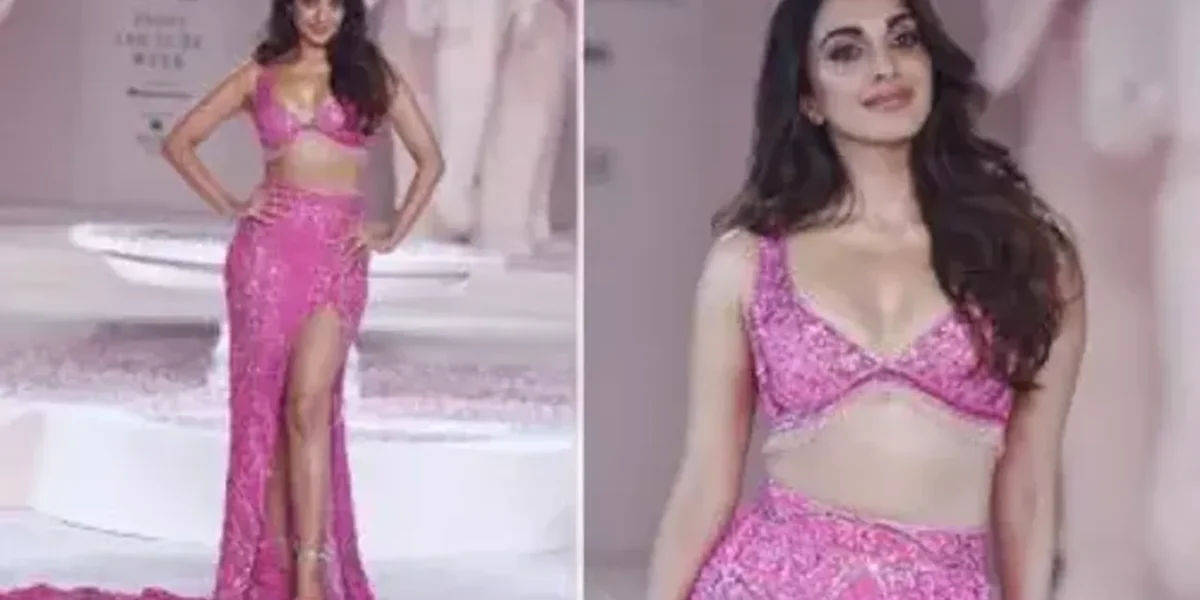 Kiara Advani channels desi Barbie as showstopper for Falguni Shane Peacock’s India Couture Week show